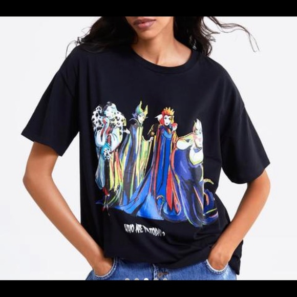 SOLD ZARA Disney Villains Tee Shirt - Picture 2 of 15